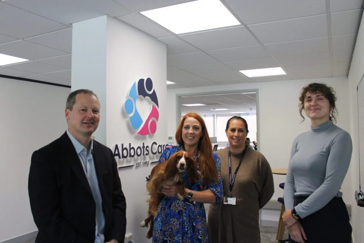 Helen and Sarah from Abbots Care Senior Managment Team