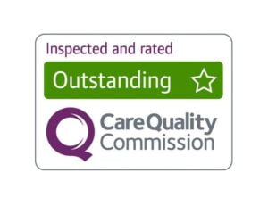 Care Quality Commission Rated Outstanding award accreditation