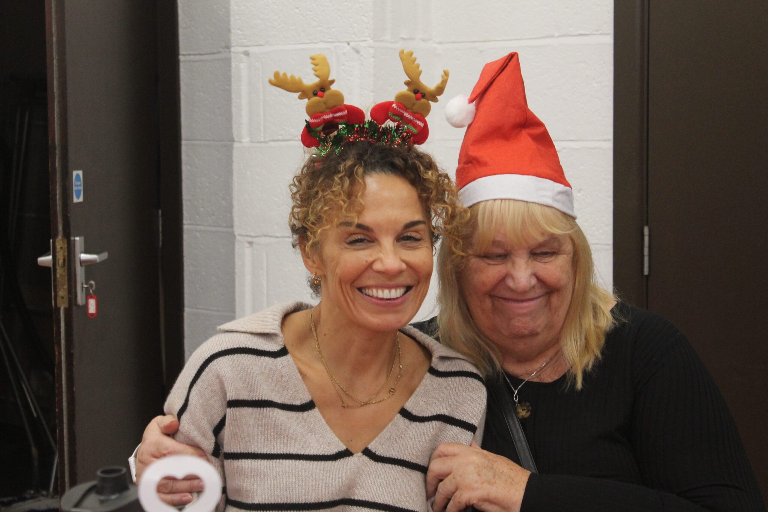 CEO Camille Leavold at a Christmas tea party in Dorset