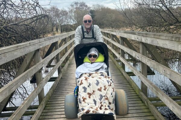 Steve and Sandy Duckett pictured for Huntington's Awareness Month