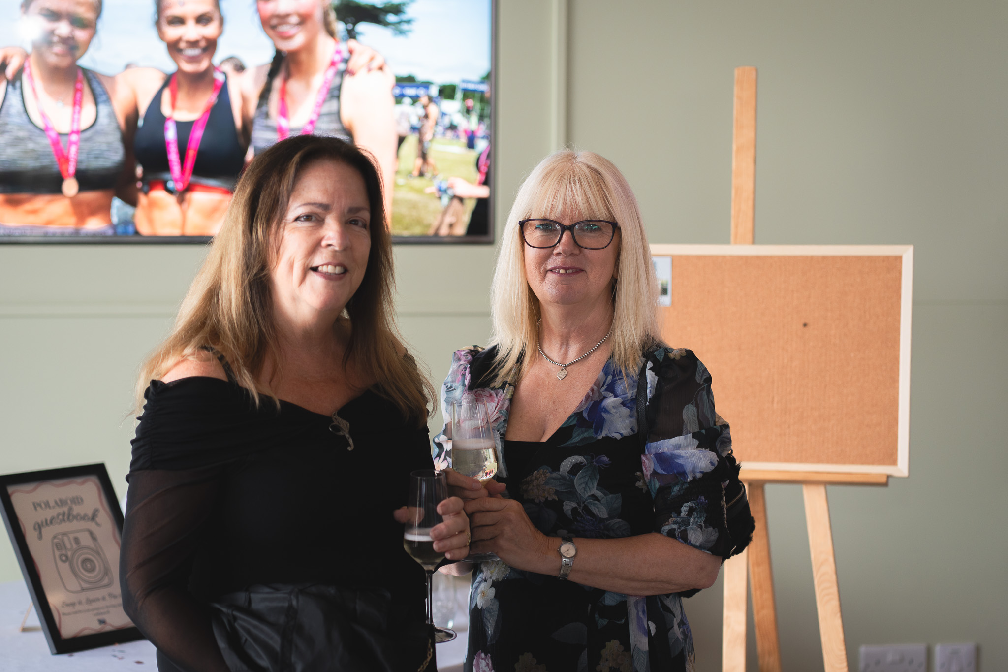 Abbots Care Workers Holly and Tina posing at Abbots Care's 30th Birthday Celebration