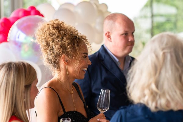 Camille, Abbots Care CEO pictured at 30th birthday party